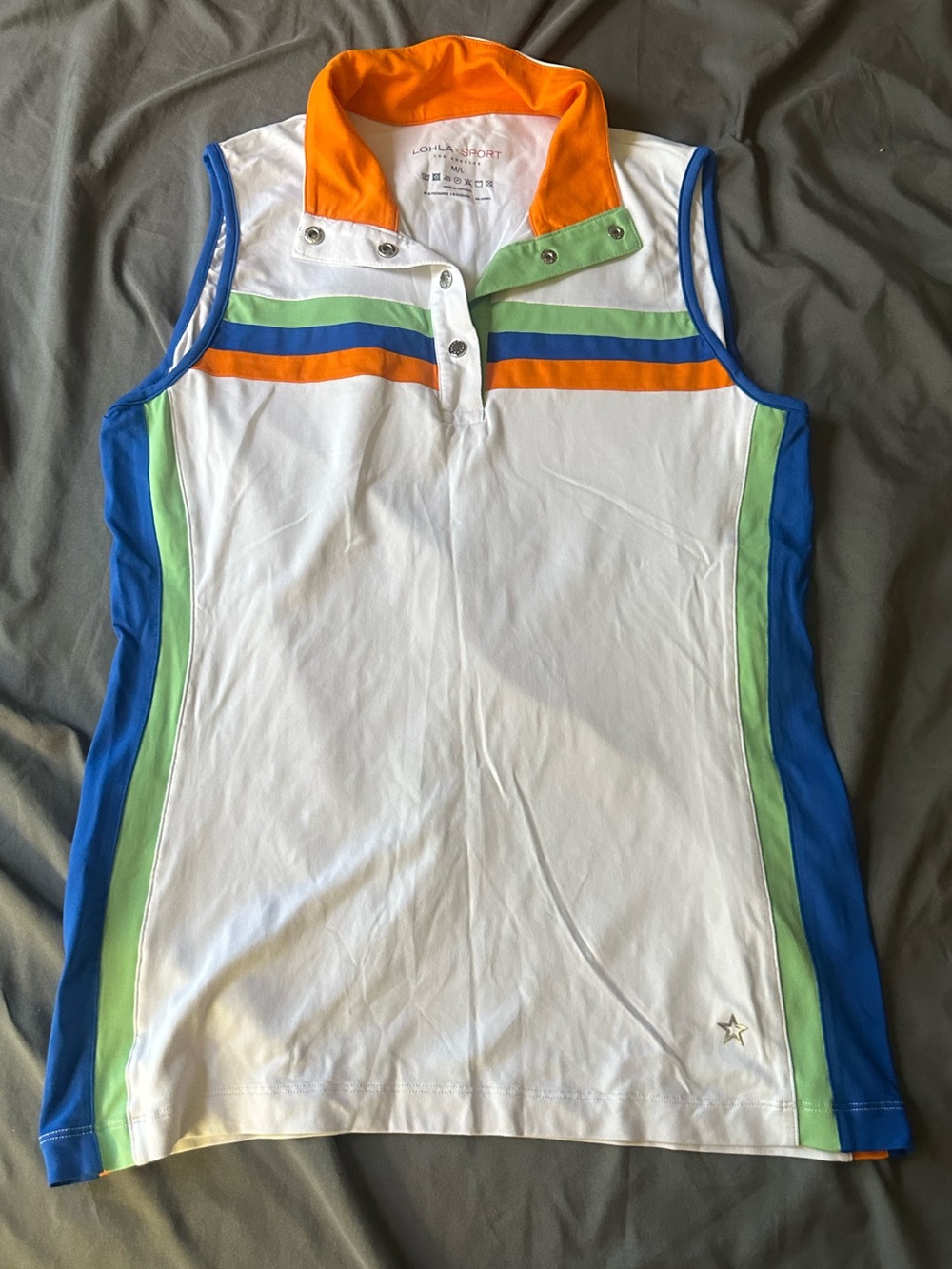 Lohla Sport Camille white sleeveless